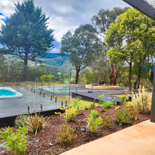 Chum Creek House | Savvanah Farmstay family friendly home with stunning views and spa