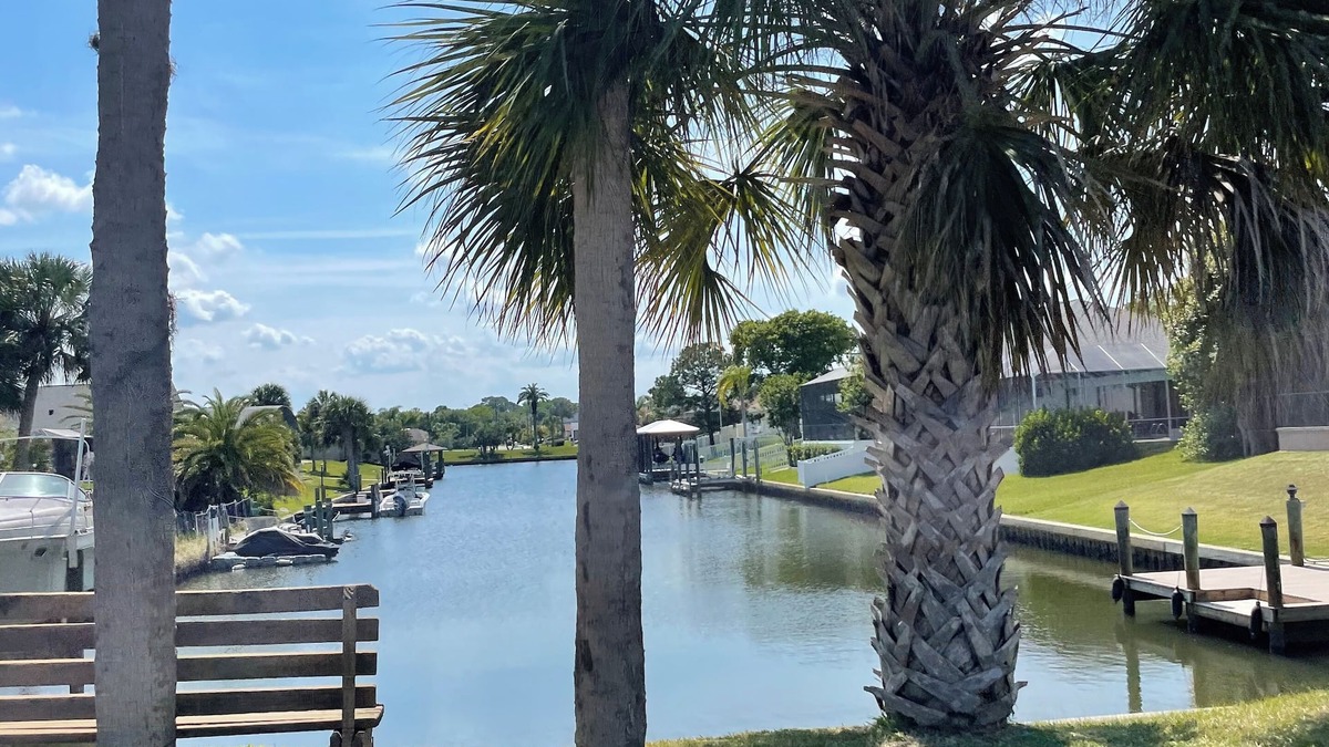 Palm Harbor House | Scenic Coastal Getaway! Serene Saltwater Canals!