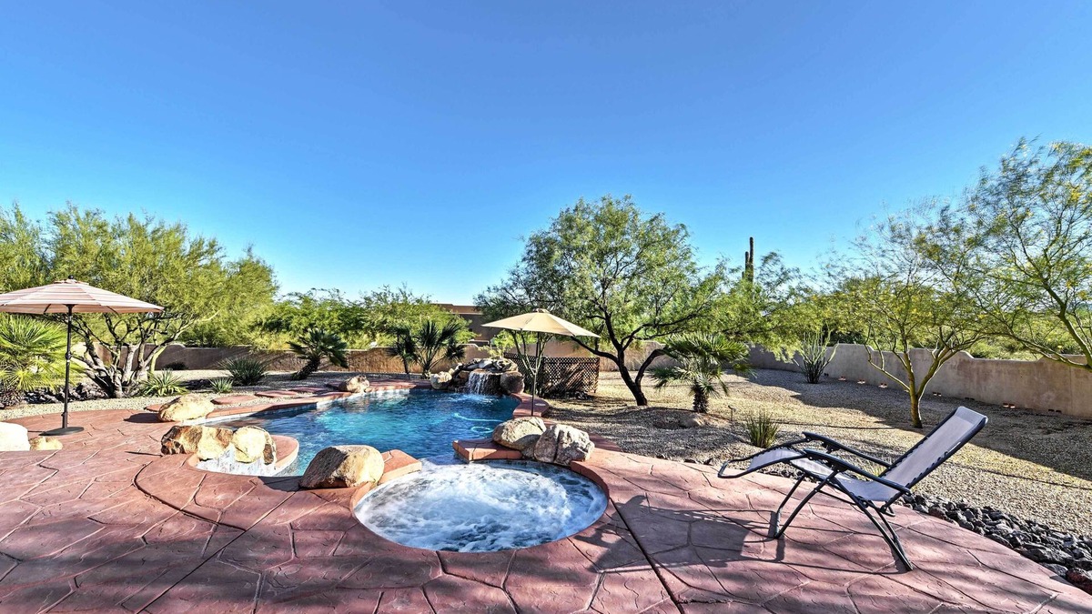 Rio Verde Foothills Cottage | Scottsdale Home: Pickleball, Heated Pool & Hot Tub