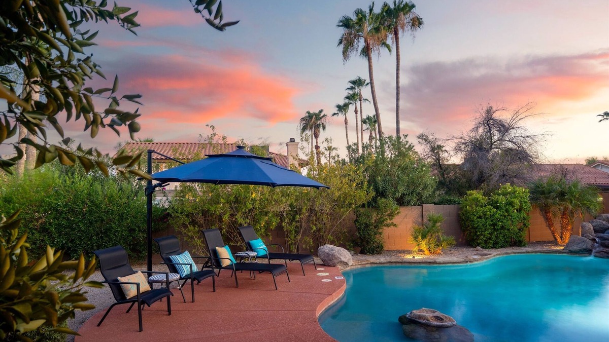 Sunset Ridge House | *Scottsdale Kierland*Heated Pool*Spa*Water Fall*