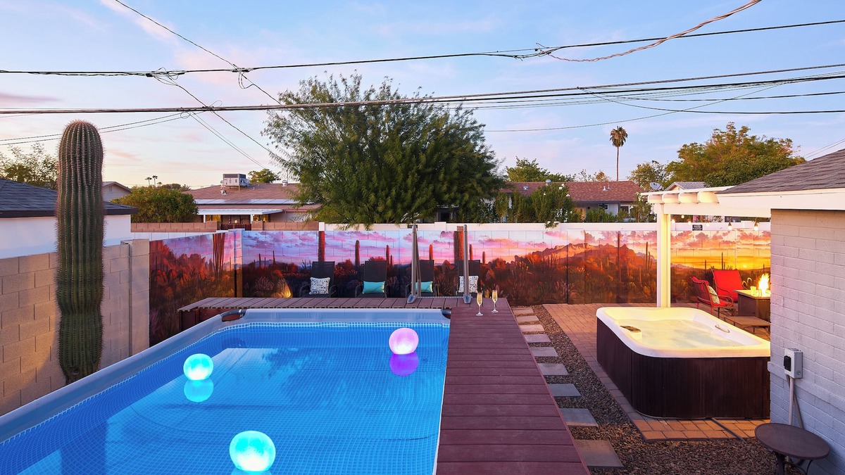 Cavalier Vista House | Scottsdale Saguaro-Hot Tub-Pool- in Old Town