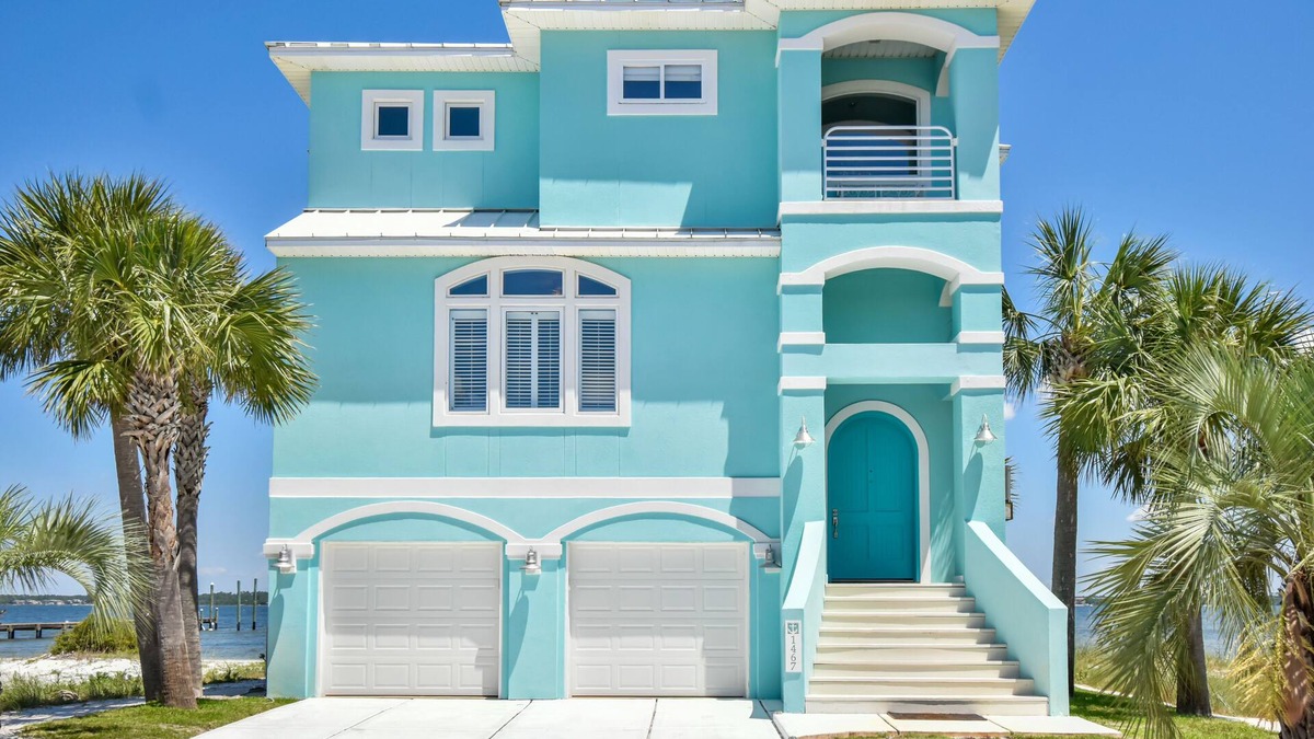 Caribbean Isle House | Sea Breeze-Private home w/dock, pool, tennis, 2 min walk to beach!