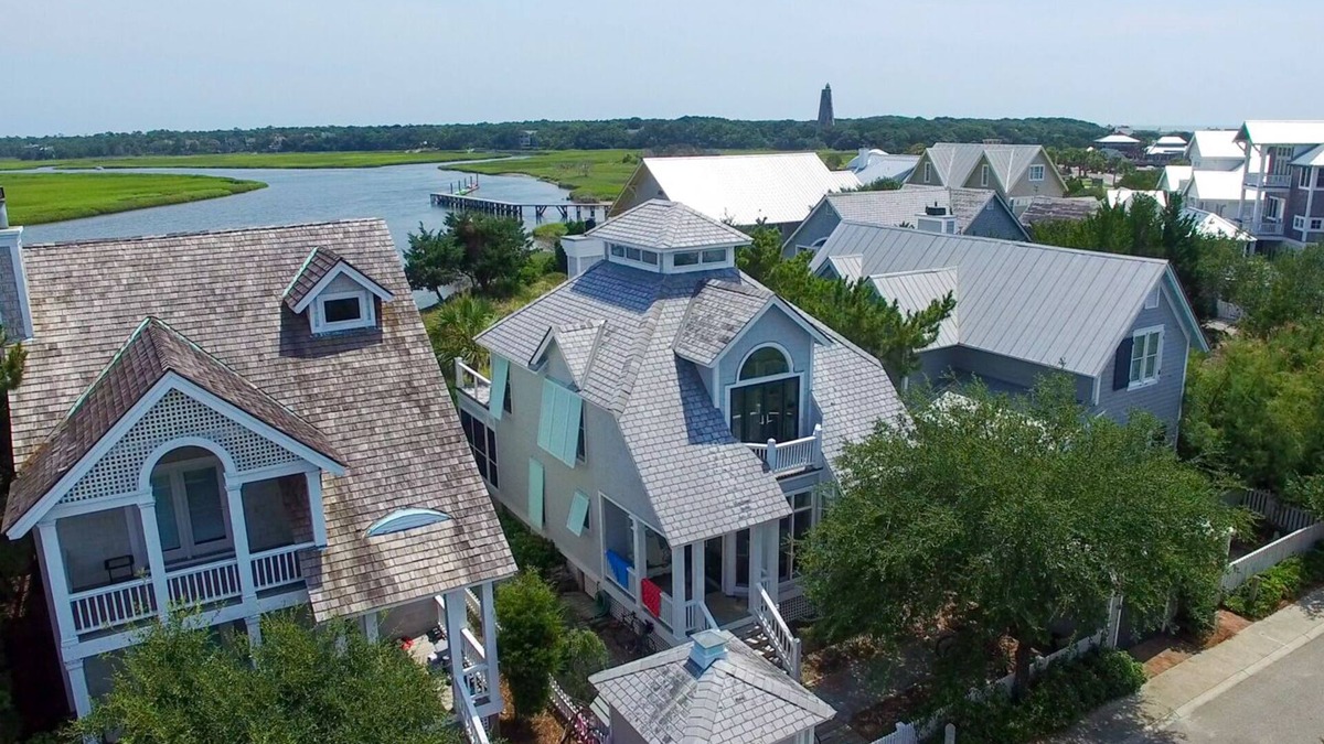 Bald Head Island House | Sea Horse Cottage 2.5 Bedroom BHI Creek Front - Marsh front Expansive vi