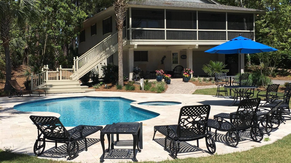 South Beach House | Sea Pines, 2nd Row, 4BR, Private Pool & Spa, Beach Walk