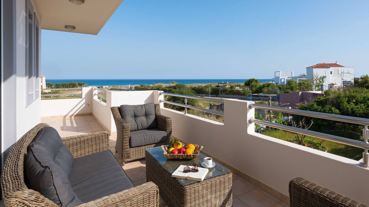 Afandou House | Sea Spirit Apartment ~ 50 Meters From The Beach ~ Accommodates 6 People