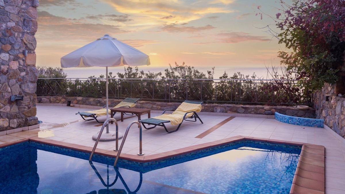 Livadia Villa | Sea & Sunset views at Villa close to Elafonissi with Private Pool