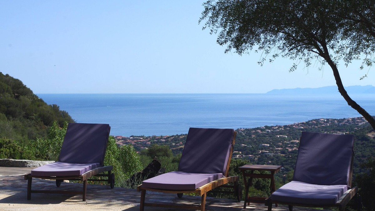 Santa-Reparata-di-Balagna Villa | SEA VIEW, CORSICA CAP AND MOUNTAIN 😊 PRIVATE SWIMMING POOL, IN PEACE - CLOSE TO ÎLE-ROUSSE