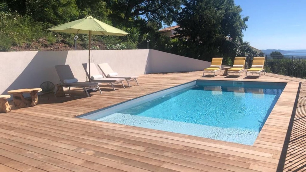 Les Adrets-de-l'Esterel House | SEA VIEW Contemporary Provencal VILLA with Heated Pool, 3 en-suite bedrooms