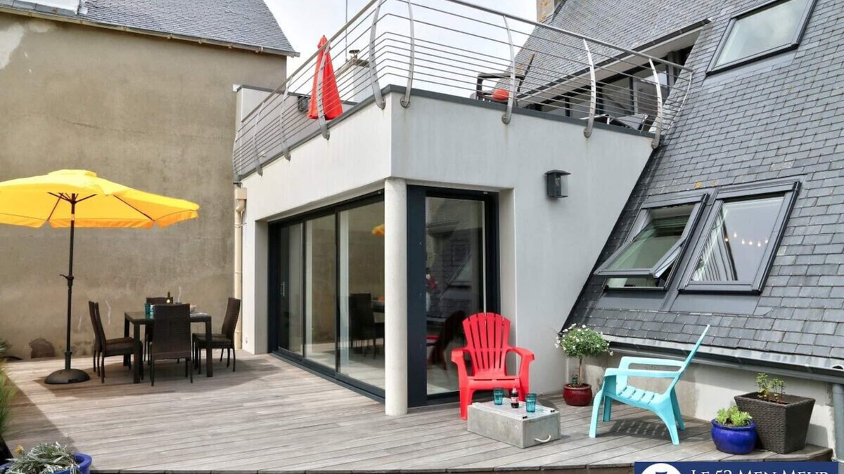 Guilvinec Apartment | Sea view, 40m from the beach and 300m from shops