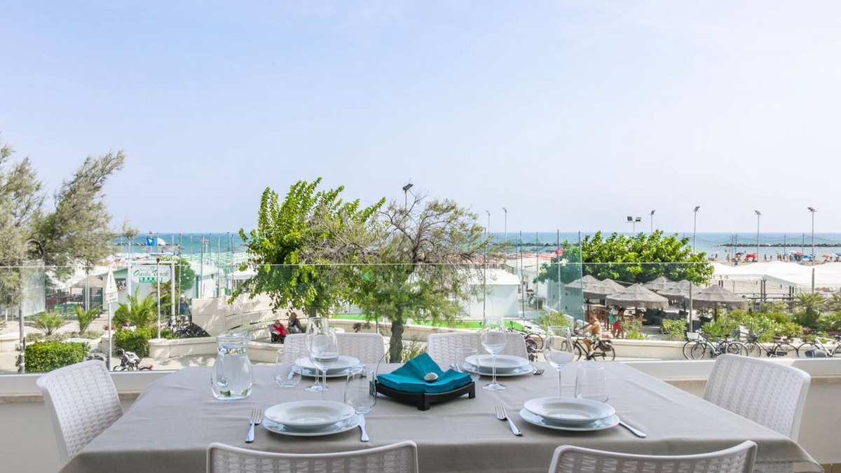 Senigallia Apartment | Sea view apartment in Senigallia with furnished balcony and parking space