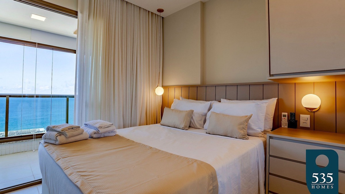 Barra Apartment | Sea view at Barra in Salvador Wi-fi 200 Mbps