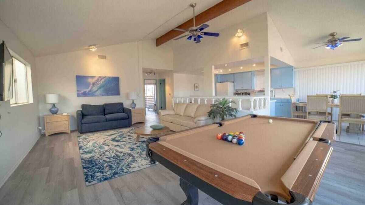 Silver Strand Apartment | Sea View, Pool Table, Surf, Kayak, Bikes, W/d, A/c