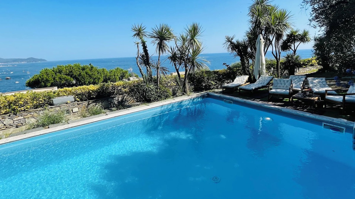 Arzeno Villa | Sea view Villa with a swimming pool and private beach