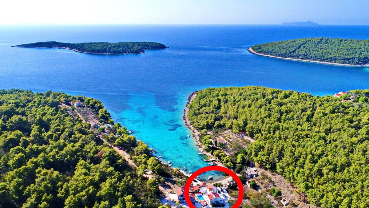Potirna House | Seaside family friendly house with a swimming pool Cove Slatina, Korčula (K-23711)