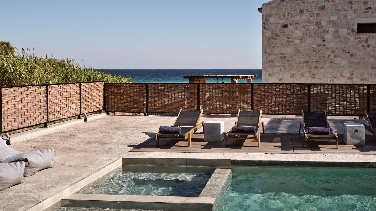 Neromilos Villa | Seaside Luxury LaSoleil Villa, with Heated Pool & Spa Whirlpool