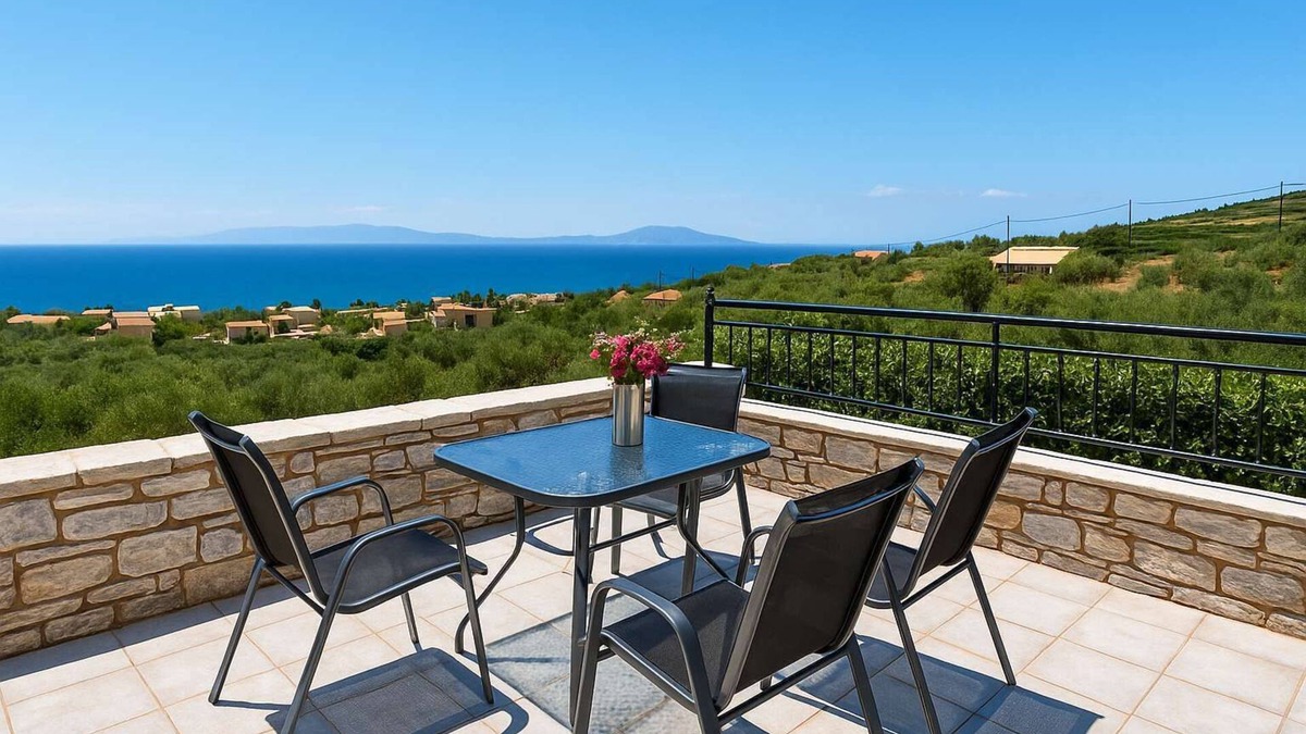 Lefktron Villa | Seaside Serenity - Stylish Seaview Home