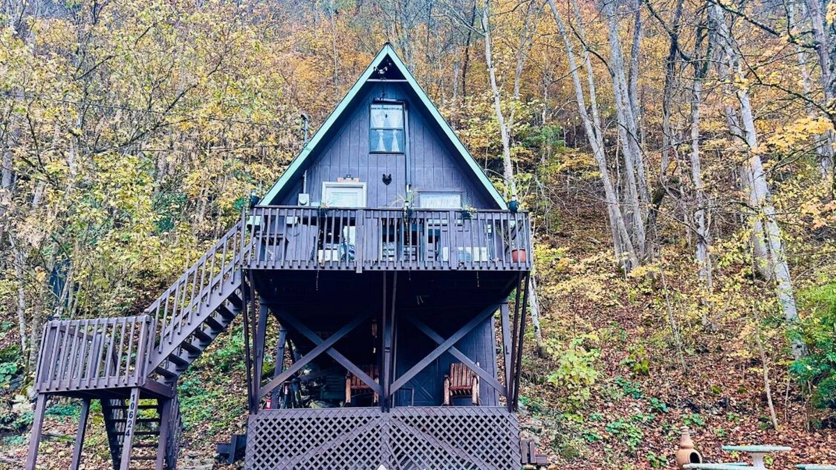 Eidson Cabin | Secluded cabin on the Clinch river, kayaks & canoes available! Sleeps 6. WIFI.