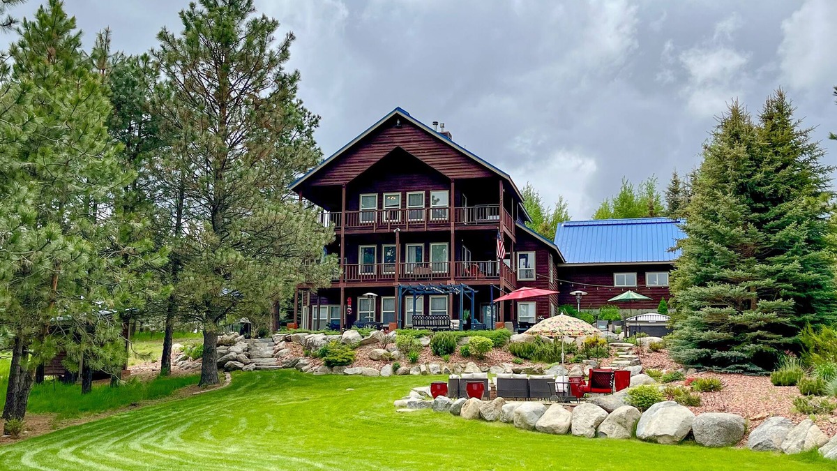 Rivers Crossing House | Secluded home with 3 stories of patios & beautiful views, hot tub, game room
