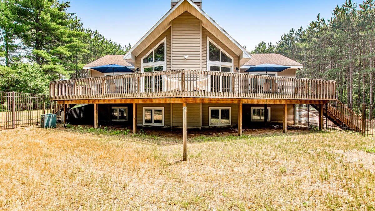 Nekoosa House | Secluded lake retreat with game room; near beach, boat rental, dining, and golf