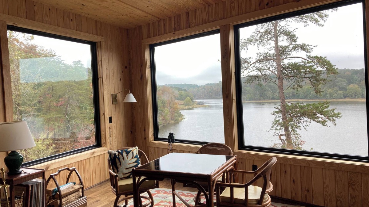 Samantha Cabin | Secluded Lake Tuscaloosa Retreat - Family Cabin with Amazing Views!