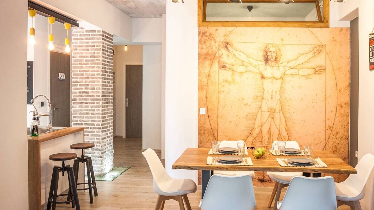 Nea Chora Apartment | Secret Loft, 2min Walk From The Beach, High Tech