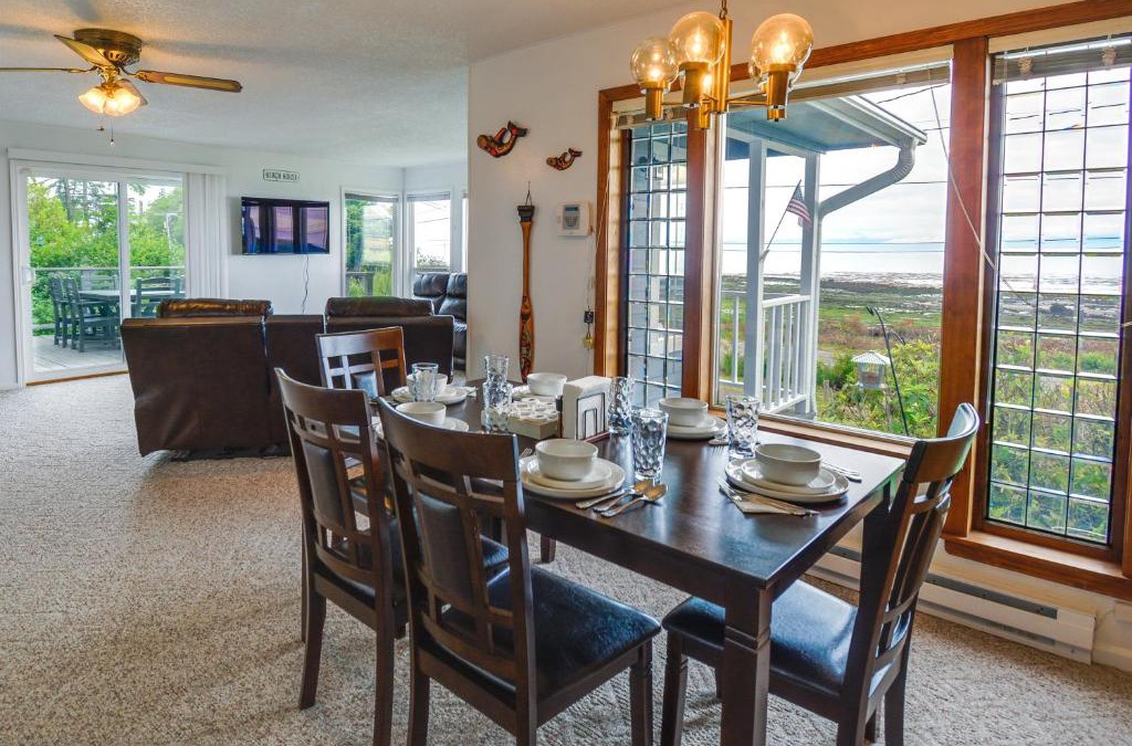 Sekiu House | Seiku Vacation Rental with Deck and Ocean Views