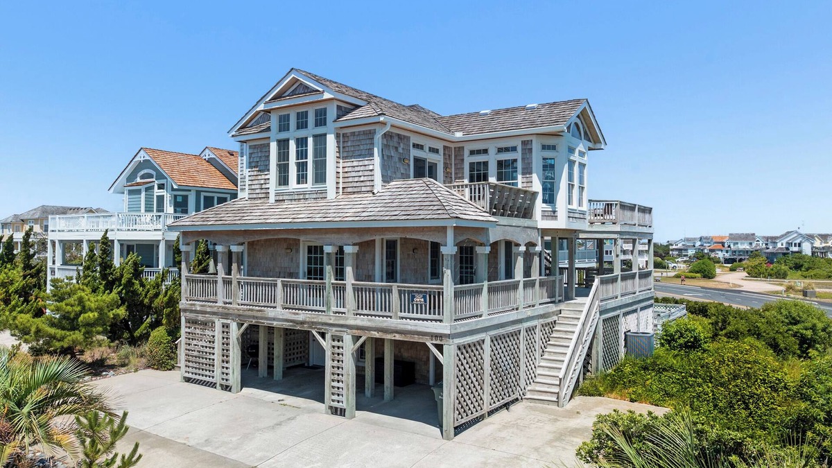 Nags Head House | Semper Surf: Private Pool, Hot Tub, Rec Room