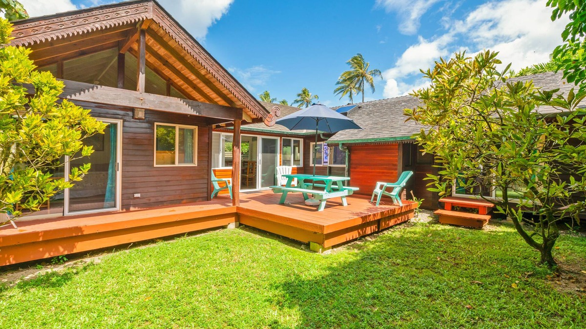 Wainiha House | SEPT DISC Island Beach House 1 minute walk to Sand Kids Welcome Lic#TVNC1058