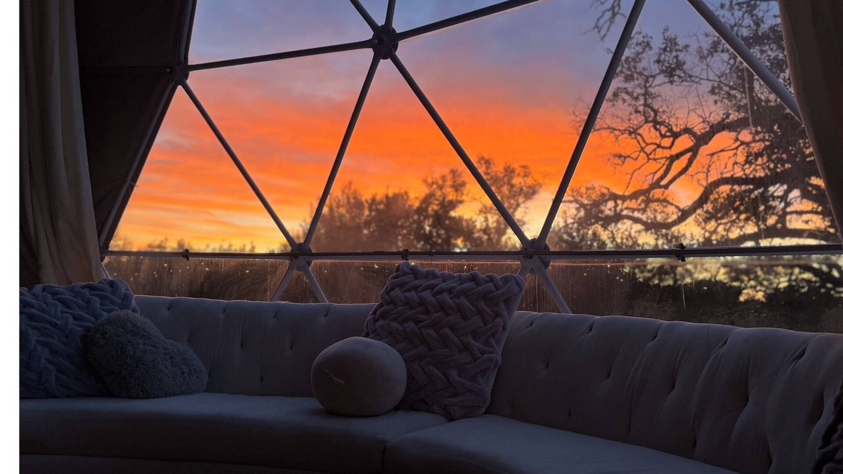 Lampasas House | Serene Hill Country Luxury Glamping Dome - Burnet County