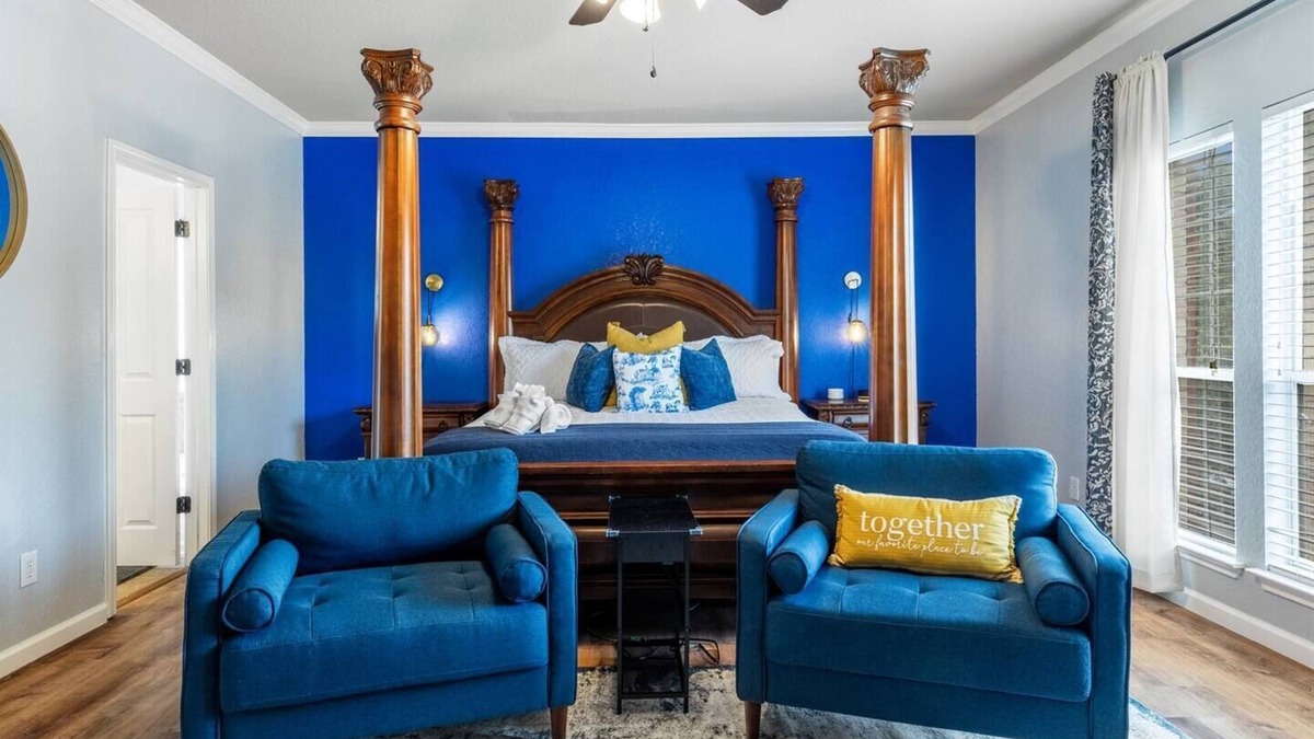 Cibolo House | Serene Views in Schertz-luxury 5BR retreat w/private pool, trails & game room.
