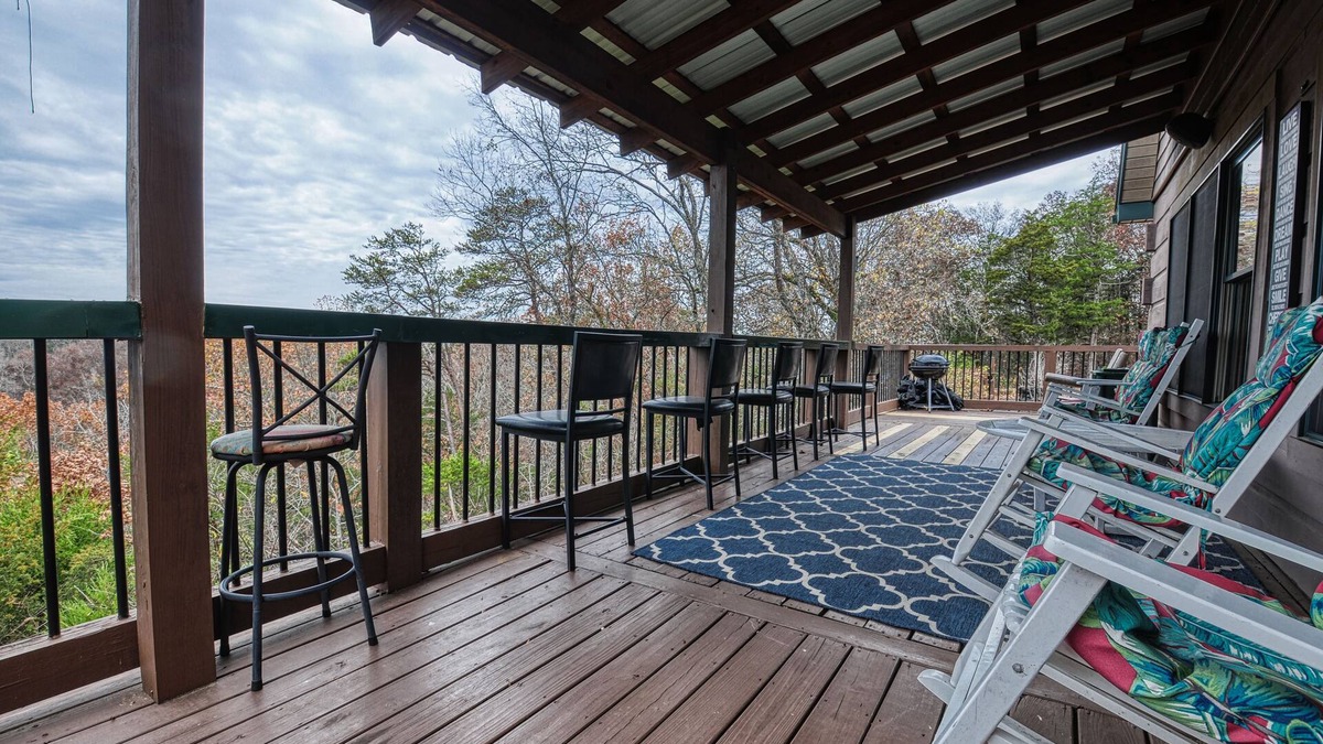 Sevierville Ski Chalet | Serenity Mountain Chalet - Secluded property with beautiful view of the Smokies