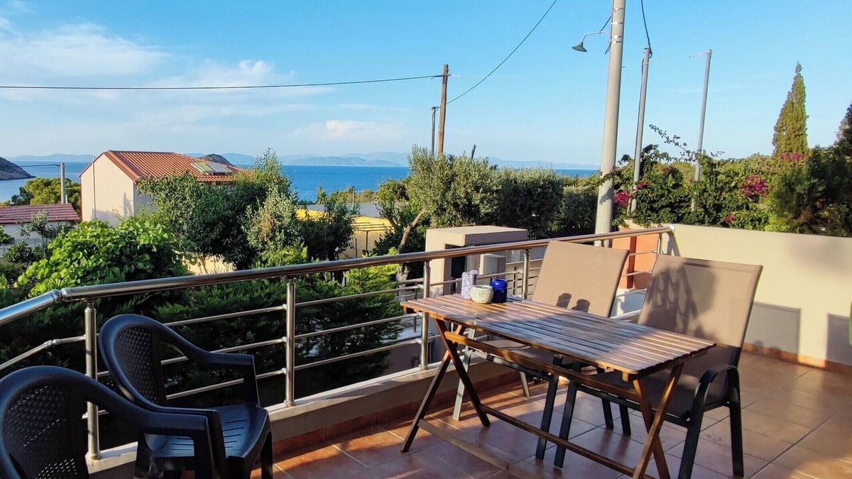 Ormos Agiou Ioannou Villa | Serenity Villa-Ground floor -Seaview- Seashore 180 m away-AMA 1785.
