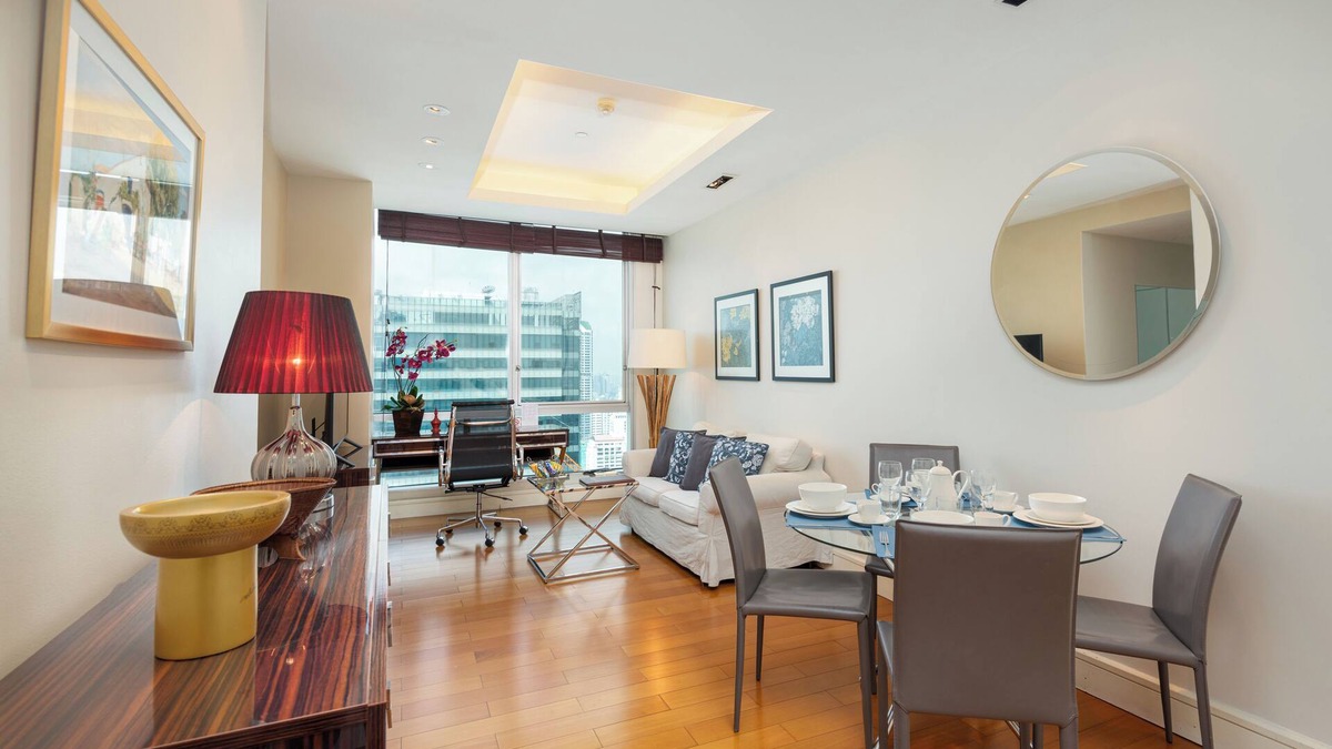 Thung Maha Mek Apartment | SERVICED 2 BED MODERN ORIENTAL SKYVILLA