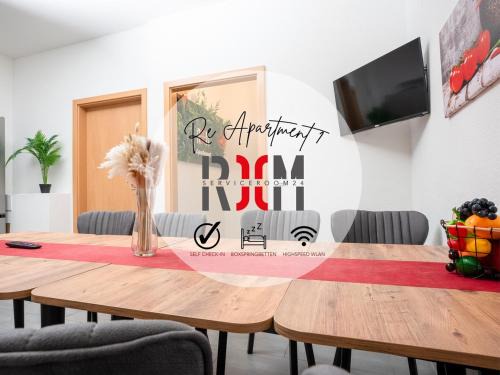 Konig Ludwig Apartment | Serviceroom24 - Apartment 3 in Recklinghausen WLAN - Smart-TV - 24-7 Check-in und Küche