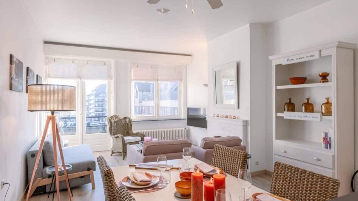 Knokke Apartment | Side Sea View Studio Beach Access Knokke