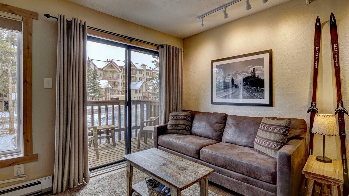 Four O'Clock Condo | Ski-in/200 Steps To Lift, Studio, Perfect Breckenridge Getaway with King Bed.