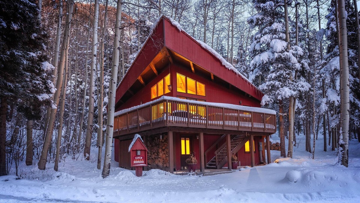 Taos Ski Valley House | Ski/in-Ski/out Mountain Family Home Sleeps 10