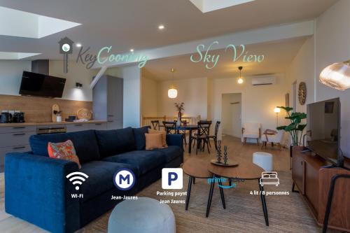 Les Chalets - Saint-Aubin - Saint-Etienne Apartment | Sky View