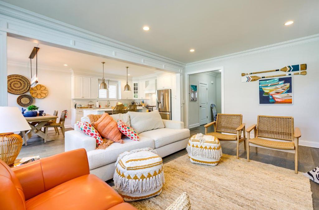 Long Branch House | Sleek Long Branch Vacation Rental with Pool and Patio!