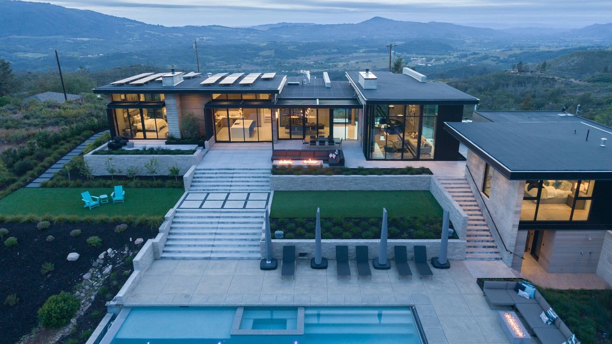 Glen Ellen Villa | Sleek New Construction Home - Views/Pool/Hot Tub