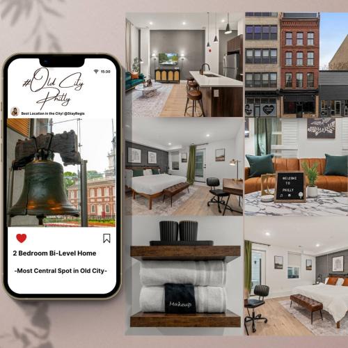 Old City Apartment | SLEEP 8 Outdoor Patio-Old City- 2 NEW Townhouses