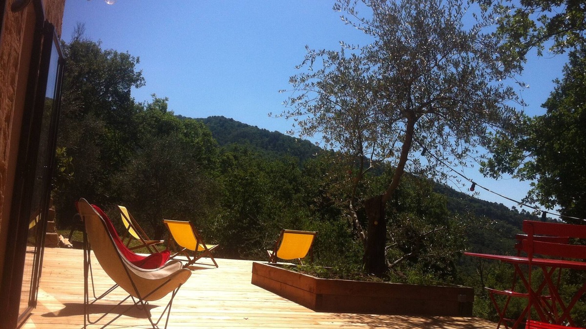 Coaraze House | Small farmhouse in olive grove with swimming pool