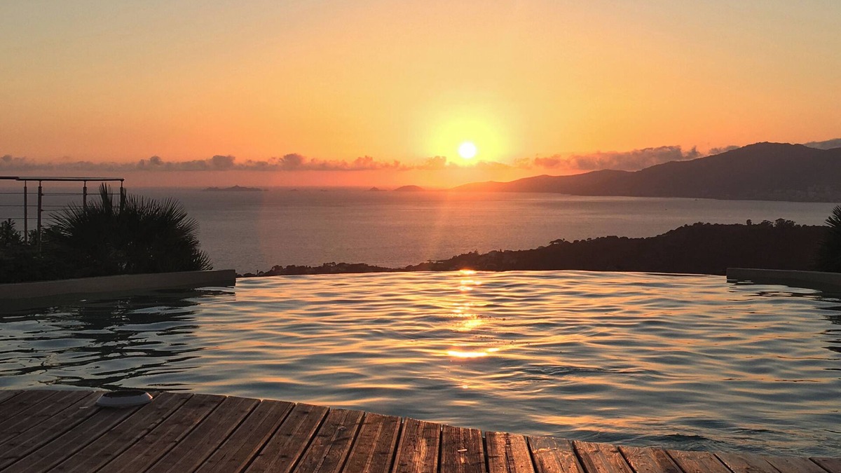 Albitreccia Villa | SoleVilla Sole Rossu furnished 5 * - Panoramic sea view ☀️ Heated pool