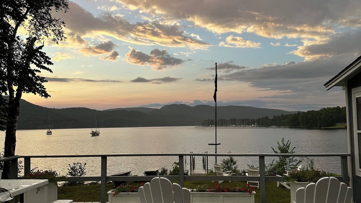 Willsboro House | Some say the BEST VIEW of Willsboro Bay!