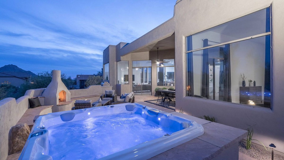 Pinnacle Foothills House | Sonoran Desert Escape Hot Tub, Saguaros & Stunning McDowell Mountain Views