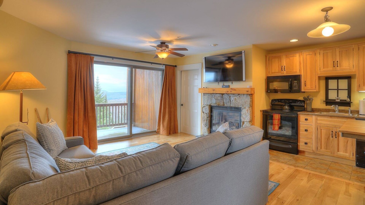 Rangeley Condo | South Branch Condo 13-1 - Pet Friendly Ski in Ski out condo at Saddleback