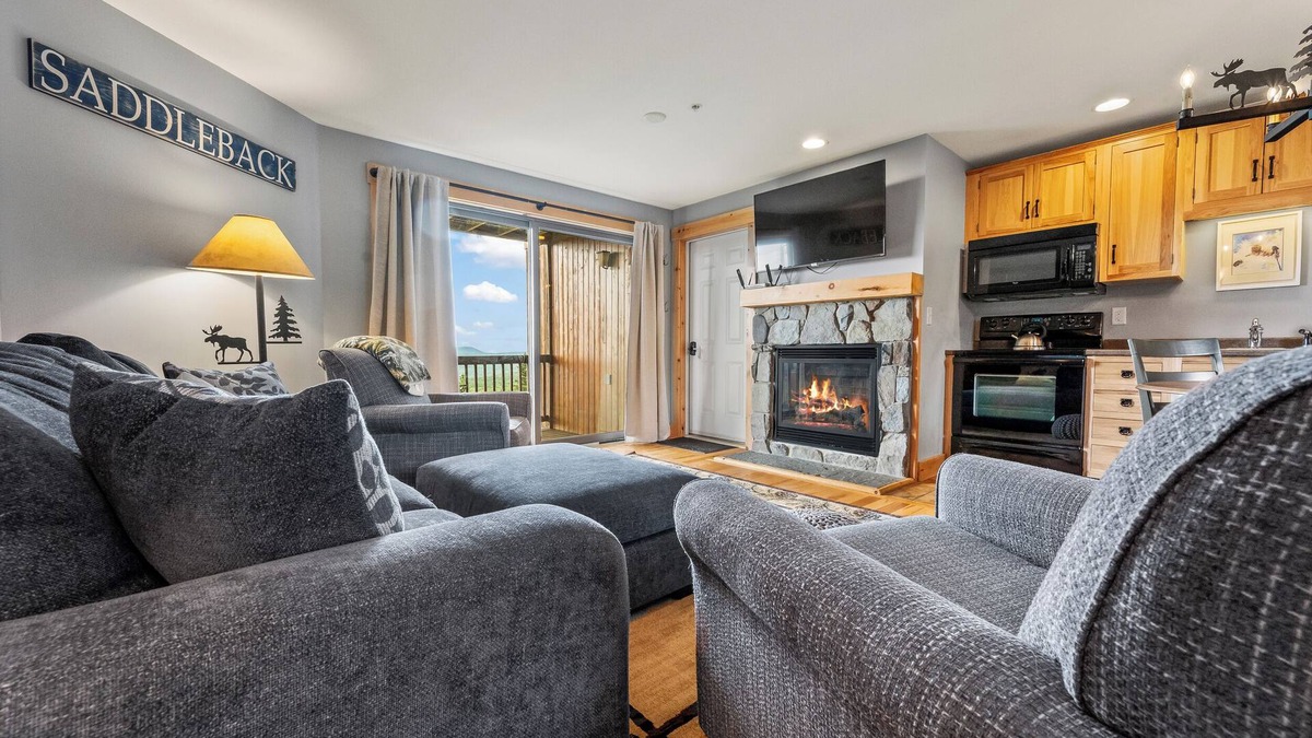 Rangeley Condo | South Branch Condo 21-2 - Nice ski-in ski-out condo at Saddleback