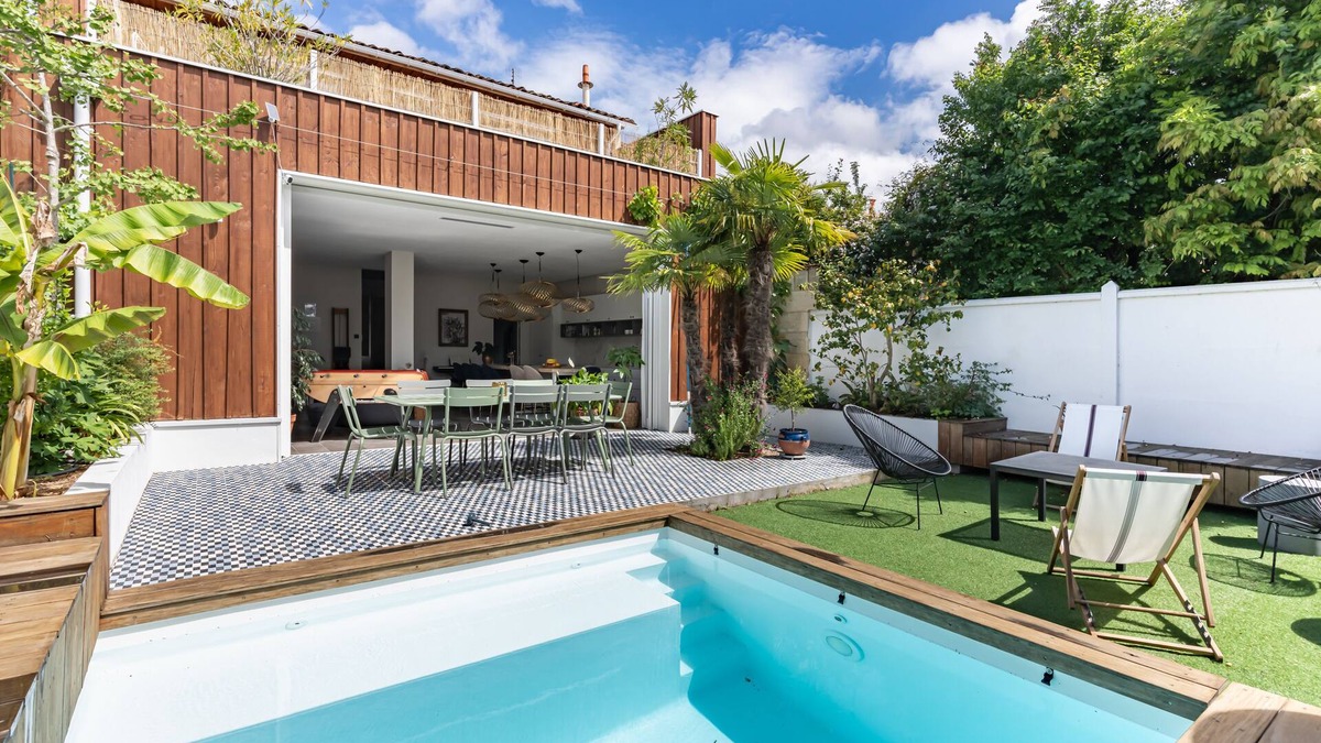 Grand Parc-Paul Doumer House | Spacieuse Maison de Ville Pour 8, Avec 4 Chb/4sdb, Piscine et Cheminée