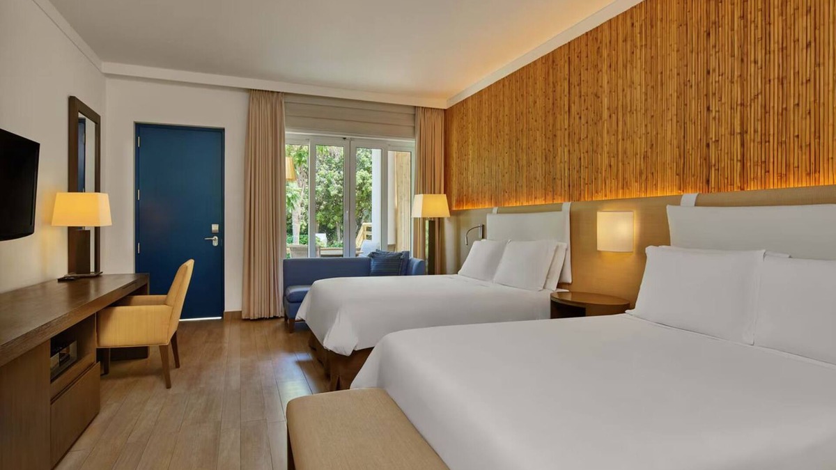 Pisco Hotel | Spacious 2 Queen Garden Room in Paracas with 2 Outdoor Pools & Free Parking