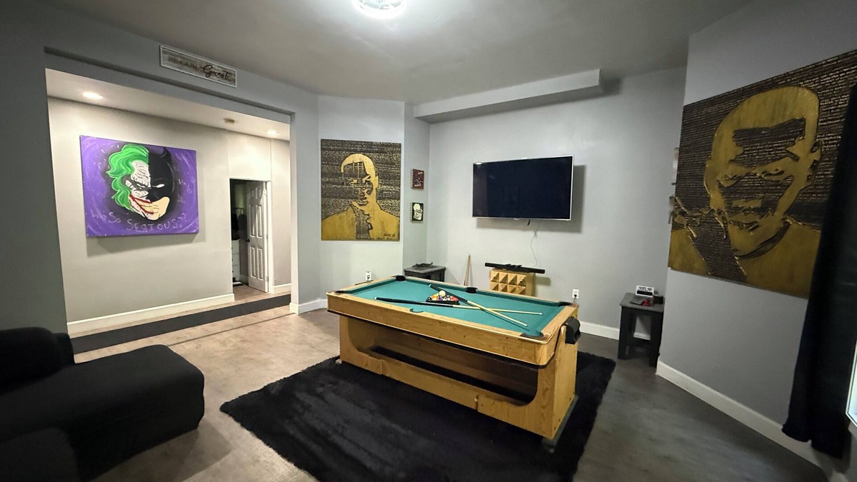 Lawrenceville House | Spacious 2BR Suite + Pool Table InPatio + Private